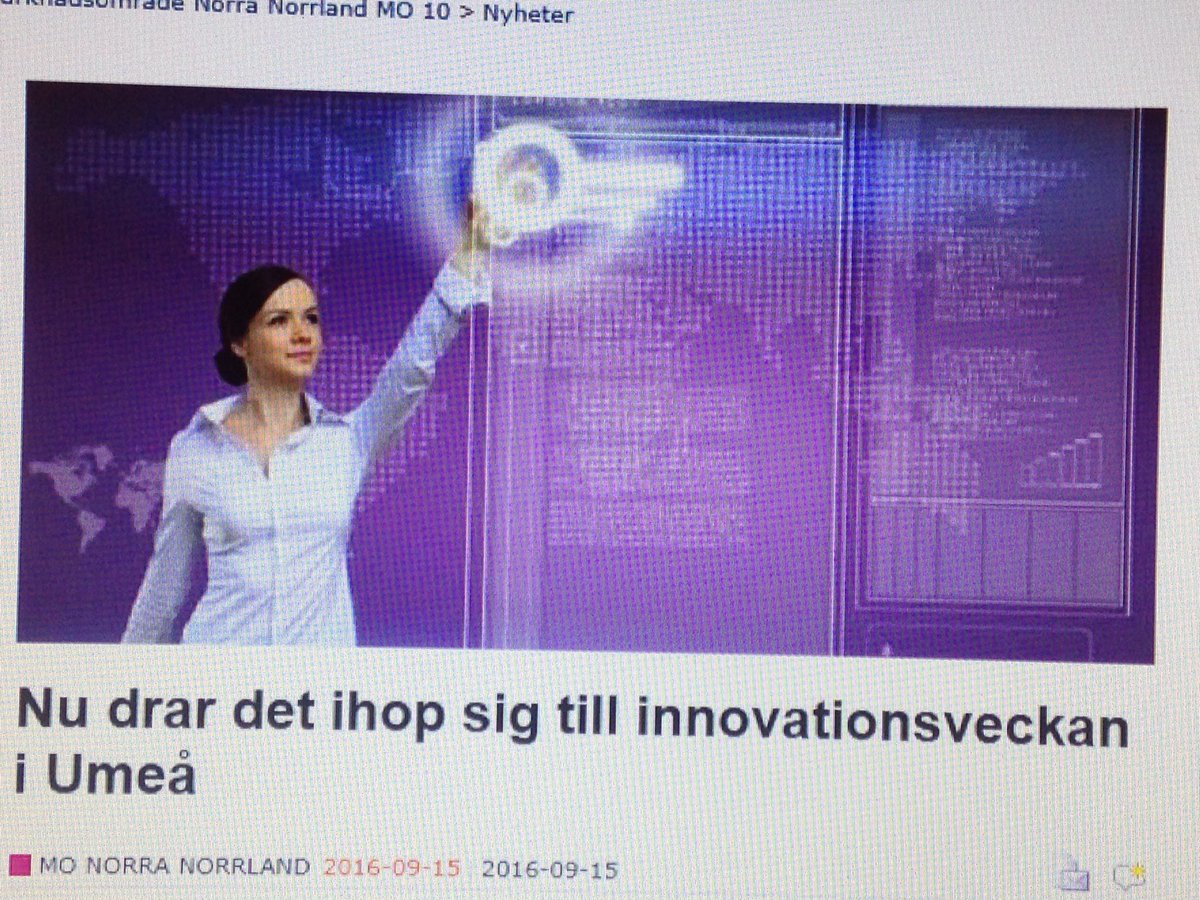 Äntligen! #Innovationsveckan rullar igång idag! Digitala möjligheter för framtidens arbetsmarknad.