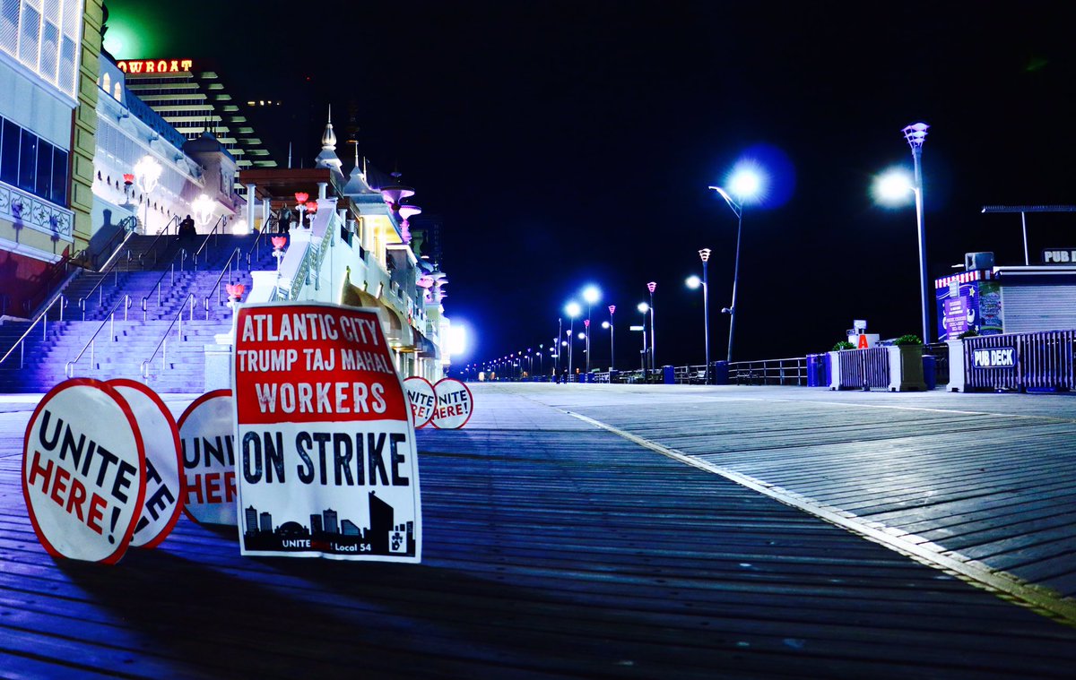 heyadiana's tweet photo. All day, all night. #graveshift #tajmahalstrike #uniteAC https://t.co/1HoL30nq06