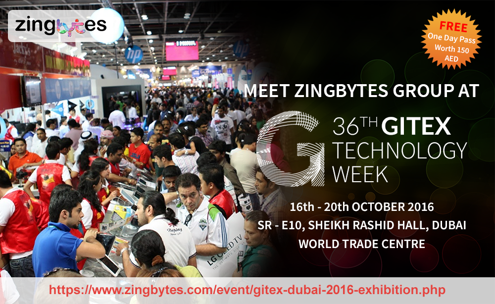 gitextech's tweet photo. Join us for #GitexTech -we have some 1 DAY PASS worth 150 AED available! e: info@zingbytes.com @GitexTechWeek #Gitex #Dubai #Tradeshow https://t.co/OhXcXjUPn0