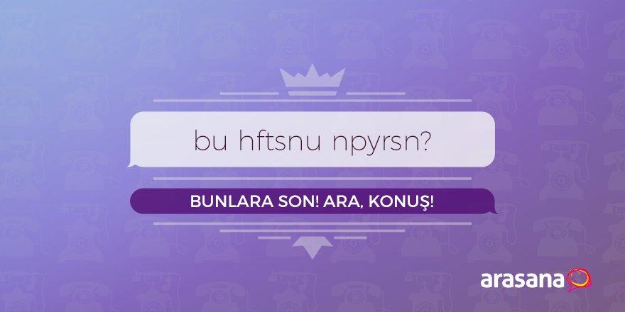 arasanacom's tweet photo. Bu hafta sonu planını #sms atarak sorma, ara konuş, hafta sonu planlarını rahat rahat yap! #haftasonu #arasana https://t.co/0YZbHHsVHZ