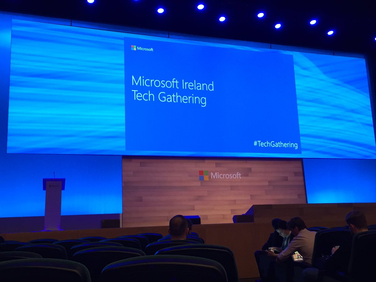 irunovermtns's tweet image. Awaiting the arrival of @satyanadella for the @Microsoftirl #TechGathering #Microsoft
