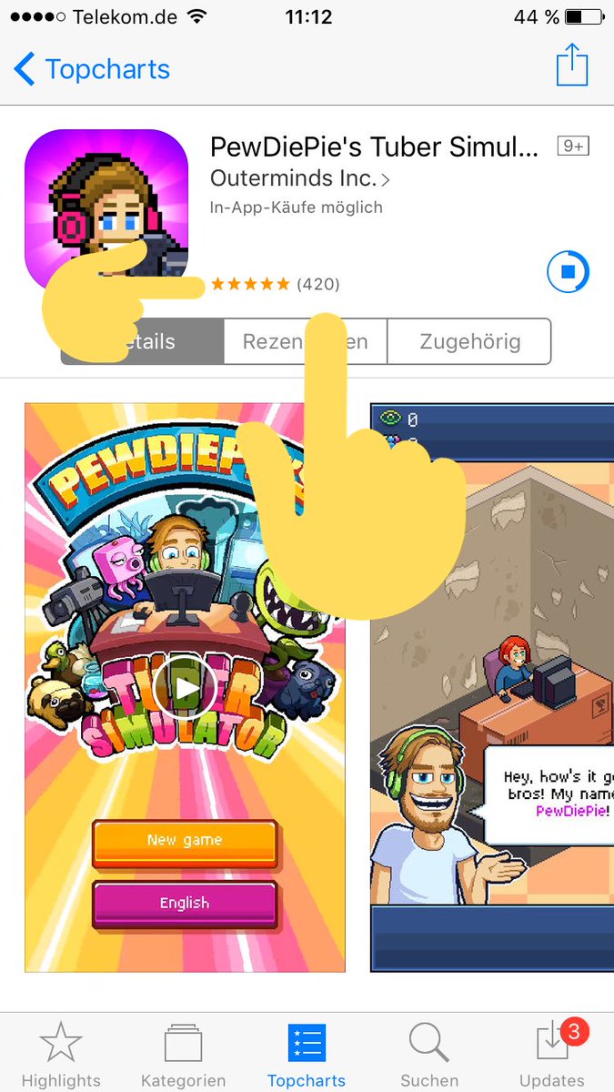 DerWWS's tweet photo. @pewdiepie dat moment 😎👍🏼 https://t.co/DJZ8vdZEJt