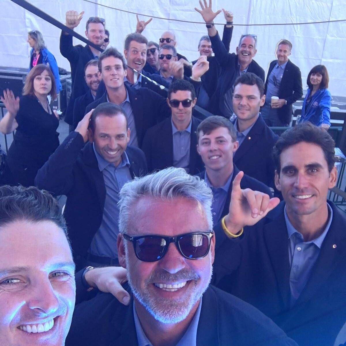 EnfieldGC's tweet photo. Well played #TeamEurope, you battled brilliantly against the rowdy Americans! Forever a #RyderBlue https://t.co/SEwySyIiV8