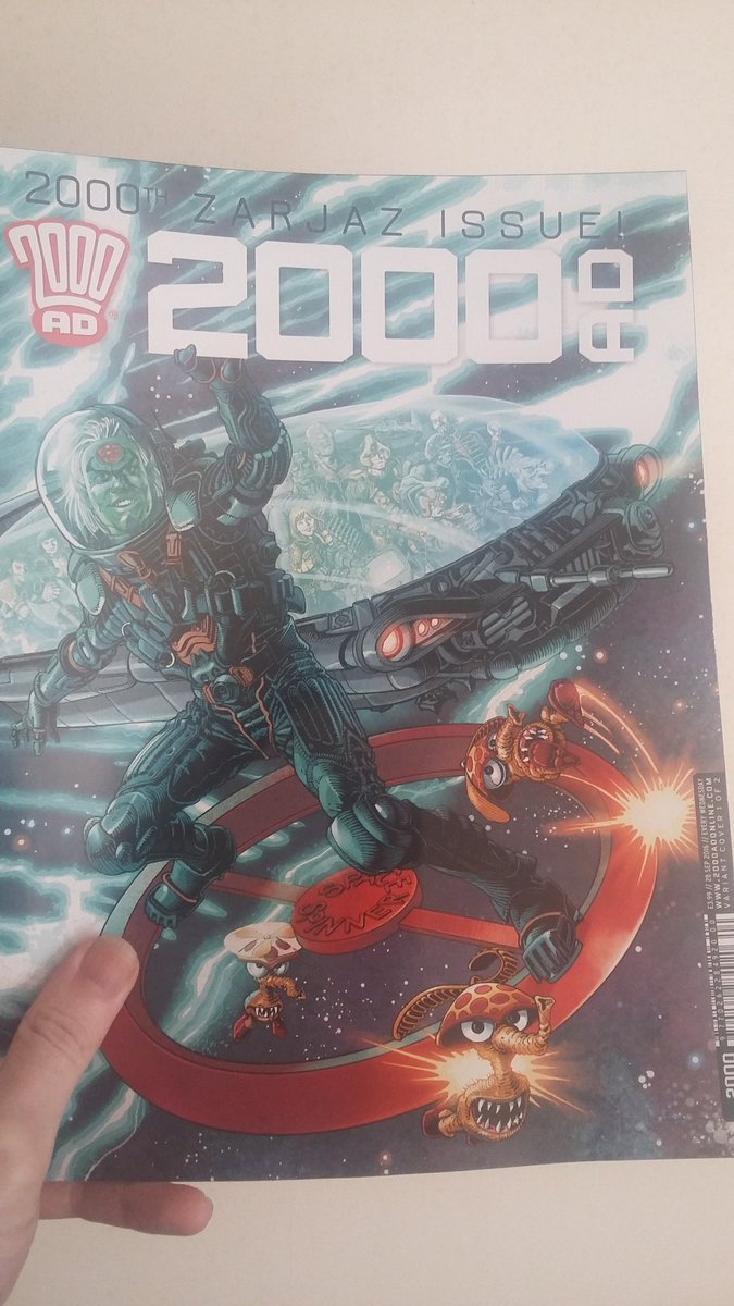 tnmofficial's tweet image. Might call in sick today, it arrived. @2000AD #Prog2000