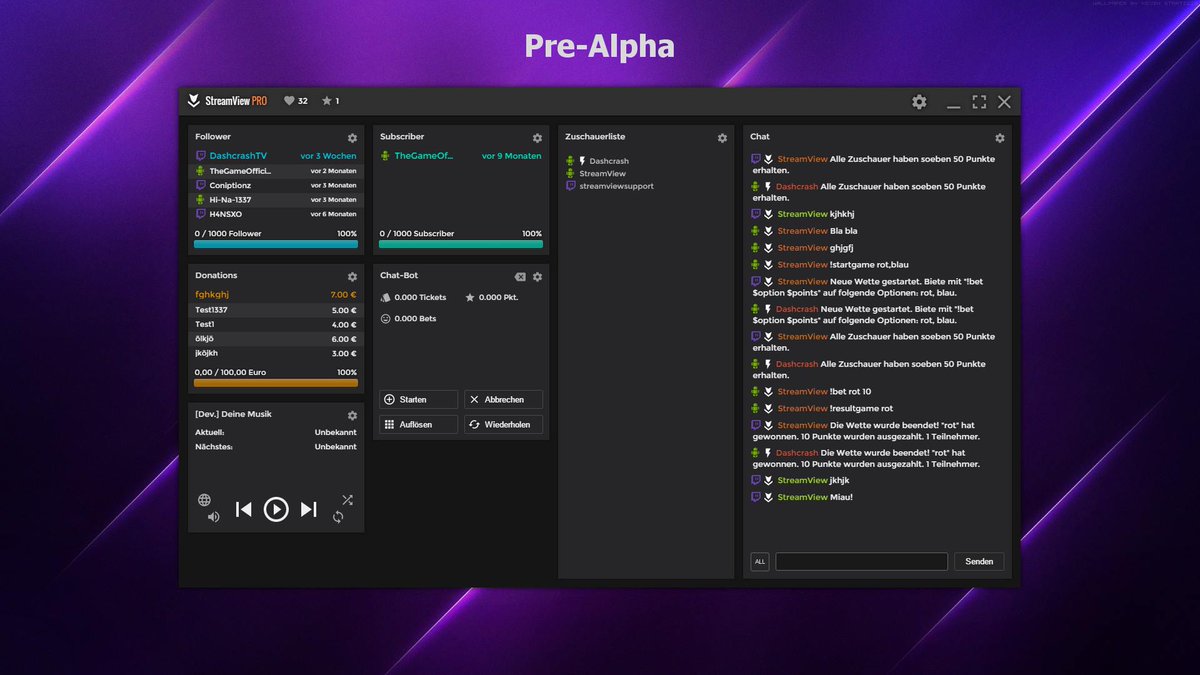 StreamViewDE's tweet image. Habe ich schon fertig, kann ich dir aber leider noch nicht geben. ;)