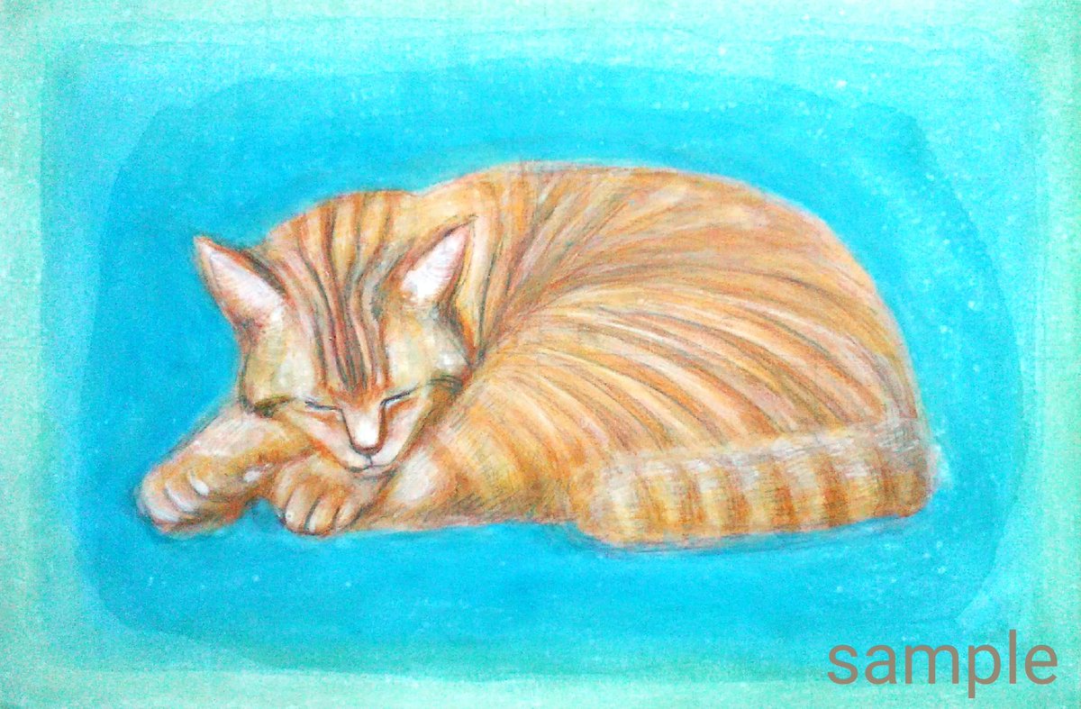 SongsForAngels's tweet photo. 一応完成、猫の絵2点。よろしく♪
#art #drawing #painting

猫のチャア。寝姿。絵画作品（作家：Satoshi A） - SOWZO(ソーゾ) https://t.co/mzdN7sAMNj #sowzo https://t.co/kRsbAaizCW