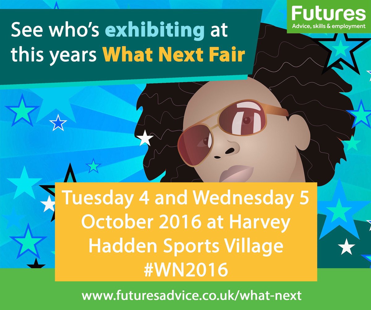 NationalCareers's tweet photo. Going to the @Futures_Advice What Next Careers Fair? Take a look at who will be exhibiting https://t.co/44W5kVDqBb #WN2016 https://t.co/E19ZxpnegD