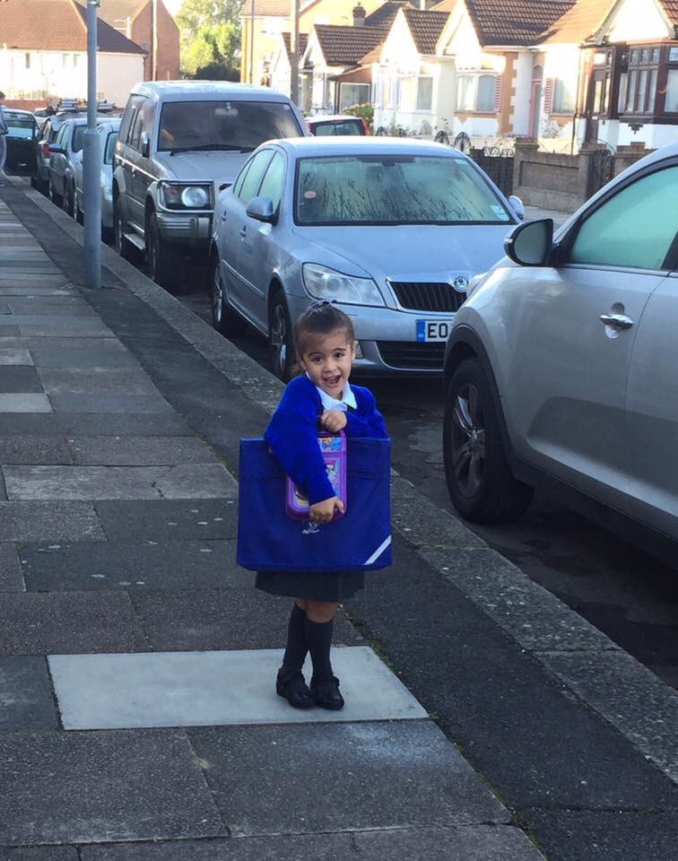 DMehmet7's tweet photo. Ella's first full day at reception 😩❤️ https://t.co/8ubBliN05K