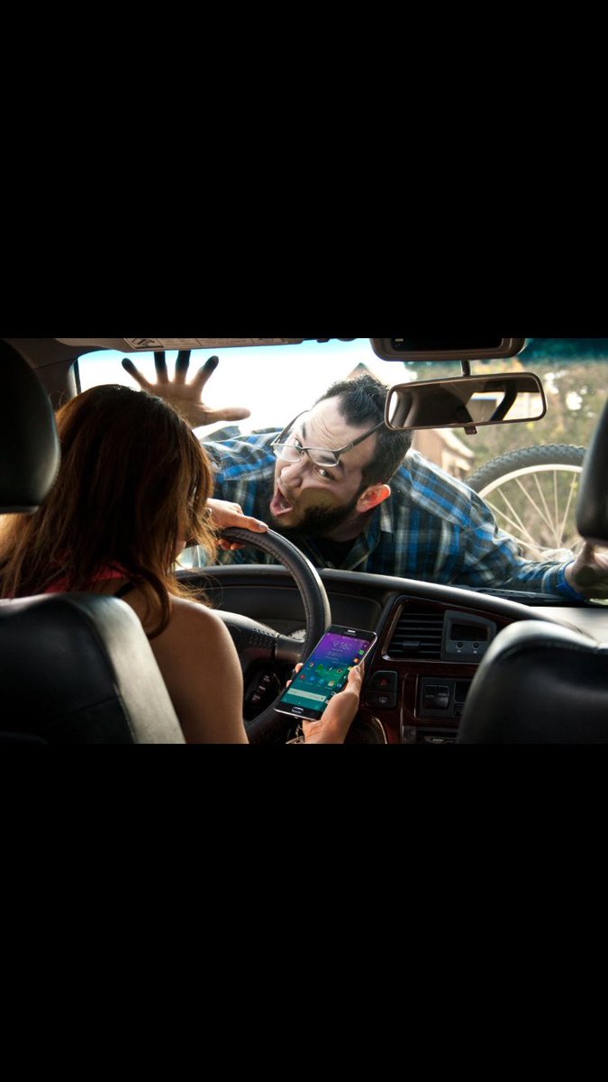 Using your phone diverts your attention away from the road and what's around you. Why not put it on silent whilst driving? #RoadSafety