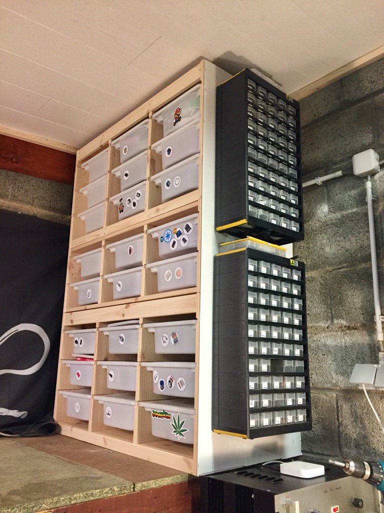 Electronics organization &amp; storage completed!
