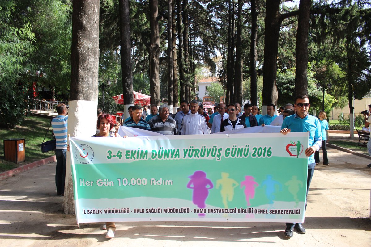 hataysm's tweet photo. 3 Ekim pazartesi saat 09:30 da Antakya Atatürk Parkında Dünya Yürüyüş Günü Etkinliği düzenlenmiştir. https://t.co/TyPiWced3q