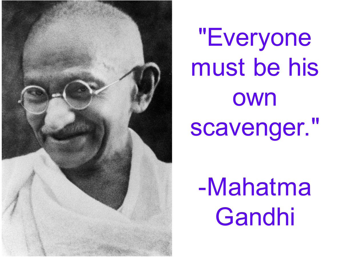 ArogyaFilm's tweet photo. #MahatmaGandhi #October2 #SwachhBharat #Sanitation #Health #Quotes #GandhiJayanti #SwachhBharatWeek #2YearsofSwachhBharat #AFF2016 https://t.co/dppTJaqldP
