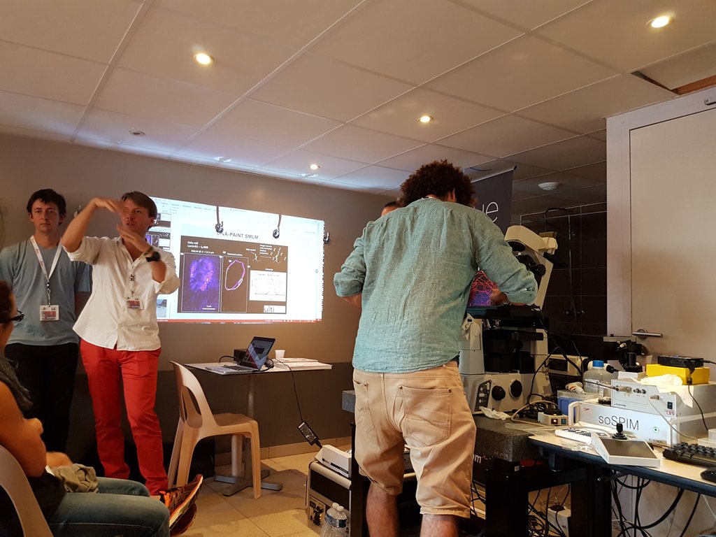 sossick's tweet image. In a soSPIM workshop #MiFoBio with @Ultivue