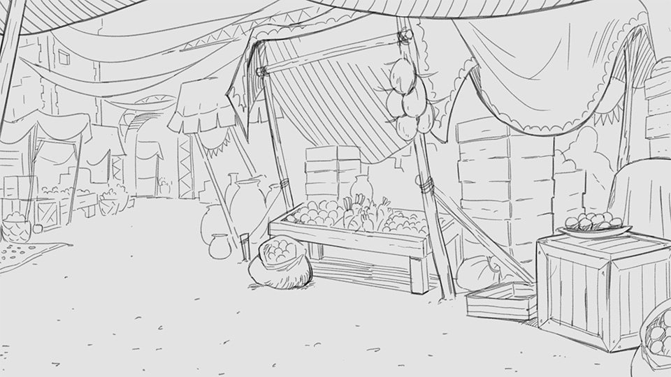 #yurijam progress! Zetsubou wrote 3/5 scenes and I did more BG layouts! My project is pretty short but will hopefully have a lot of art!