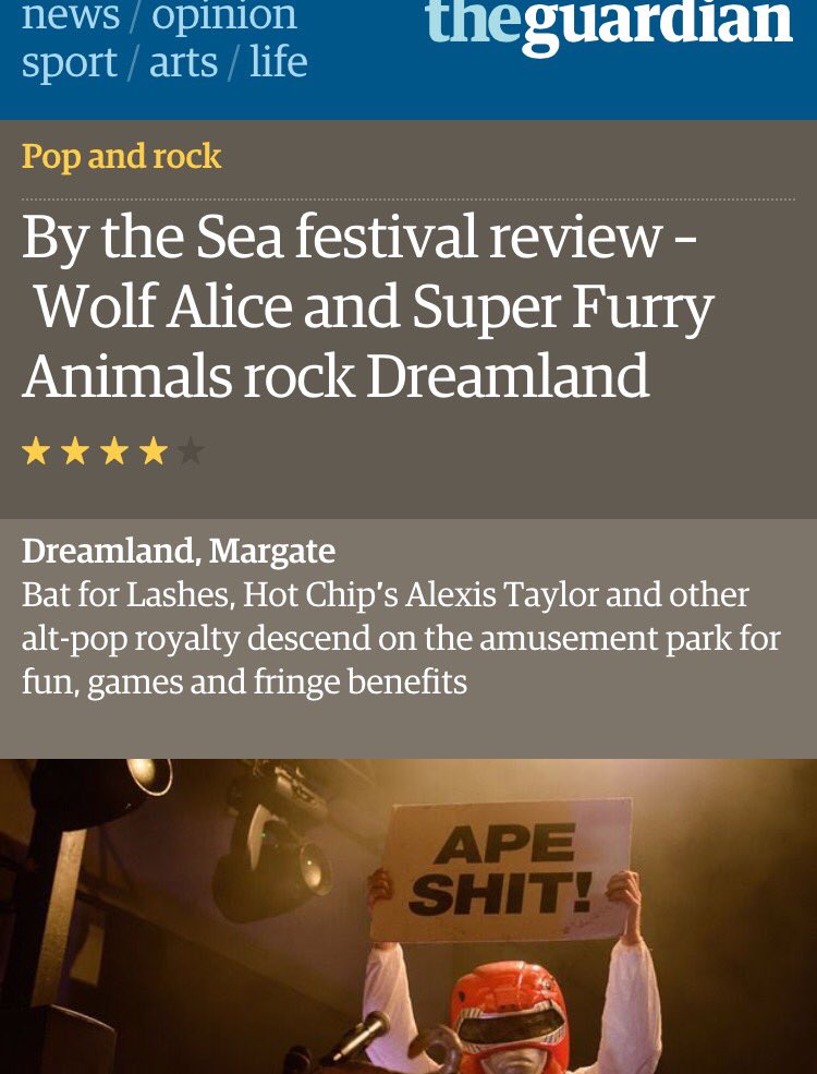 kit__les's tweet image. By The Sea gets 4* from The Guardian 🙌