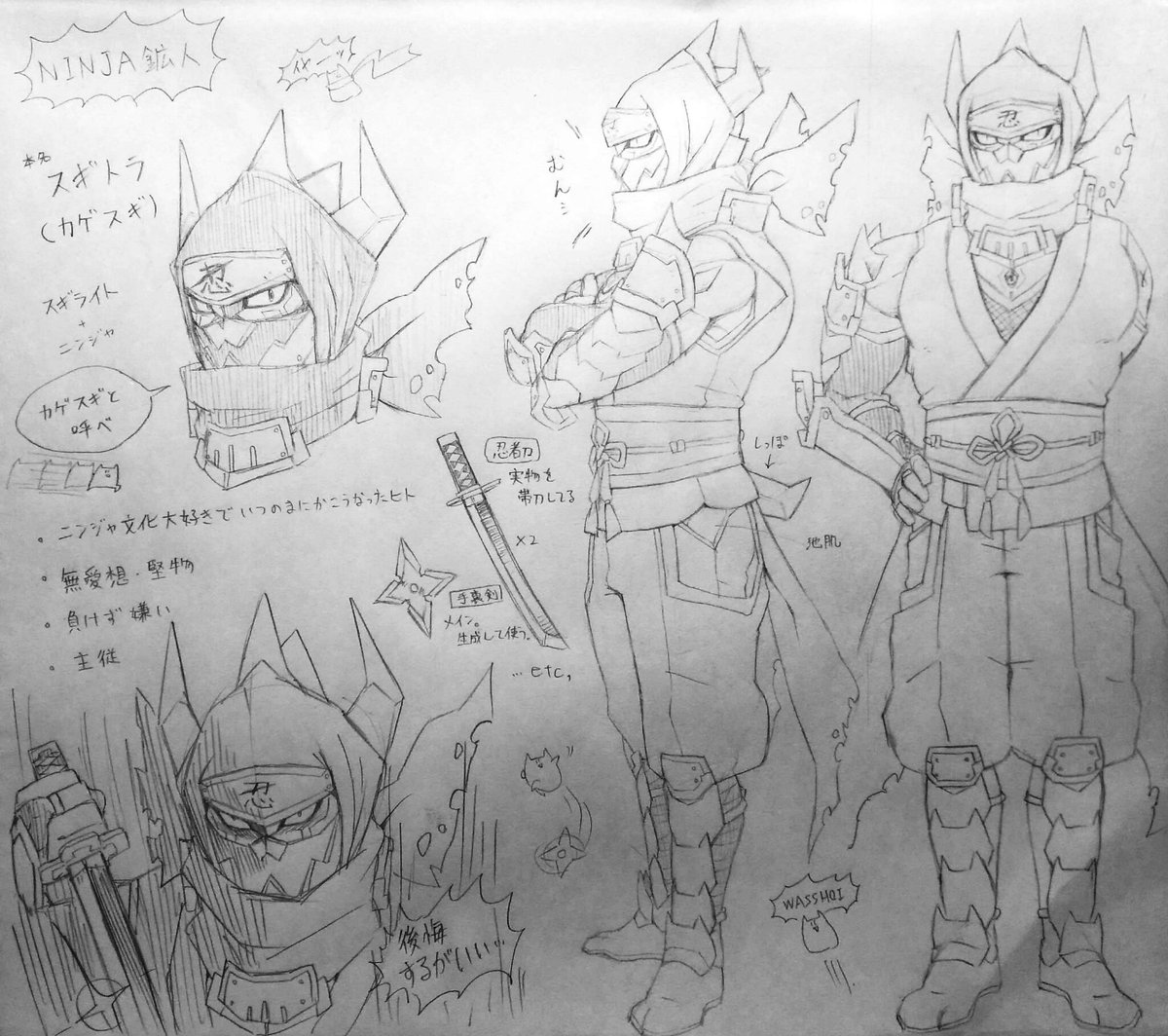 スギライトNINJAスギトラ
本人はカゲスギと呼んでほしい 
