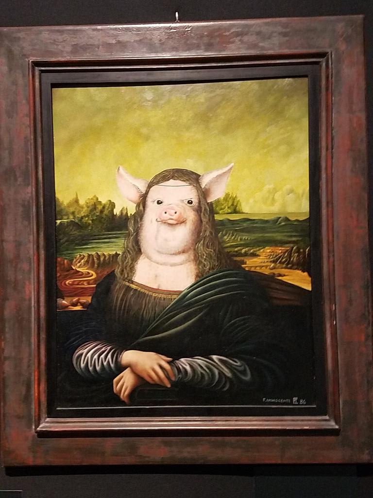 A Trumpian muse? Franco Innocenti's Mona Lisa...