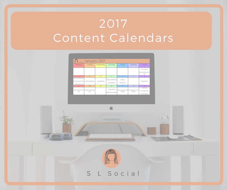 S_L_Social's tweet image. Stuck for content? Download this today, have tons of ideas tomorrow &amp;gt; bit.ly/SLS2017Calendar

#socialmedia #planning #awarenessdays #pr