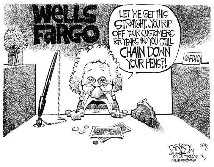 DickandSharon's tweet image. Wells Fargo’s Two Million Felonies bit.ly/2dyHZYh #Stumpf #Toobigtofail #Wellsfargo