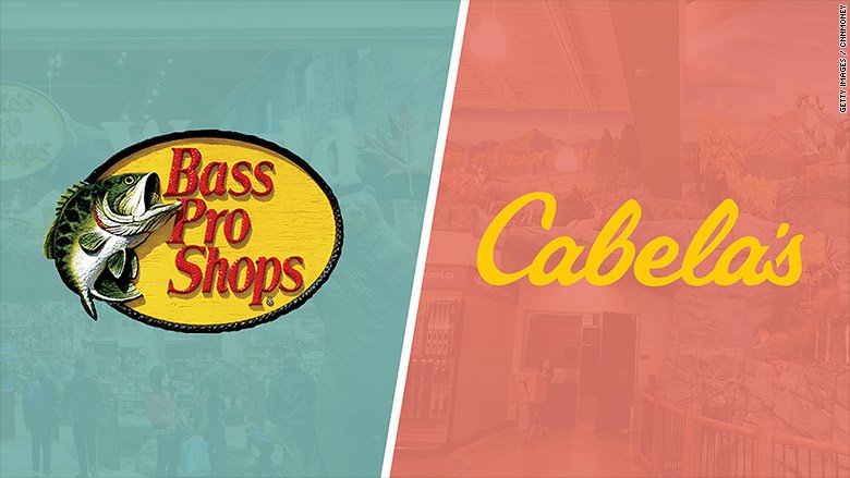 CNNBusiness's tweet image. Fish and game: Bass Pro Shops is buying Cabela's cnnmon.ie/2dMEeMH