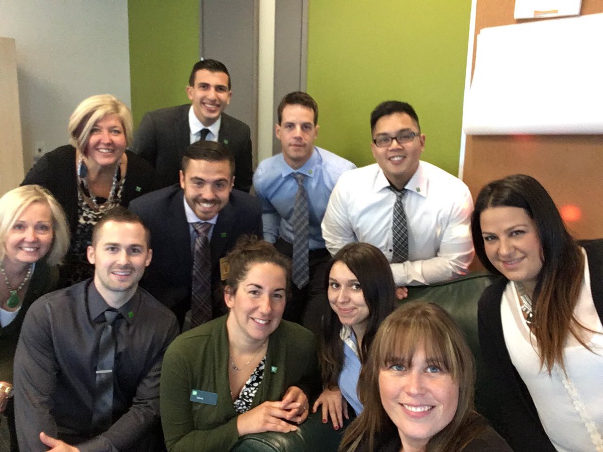 Welcome to TD!!! Our newest hires looking to make an impact for our customers. @AndrewP_TD #welcome #discoverTD
