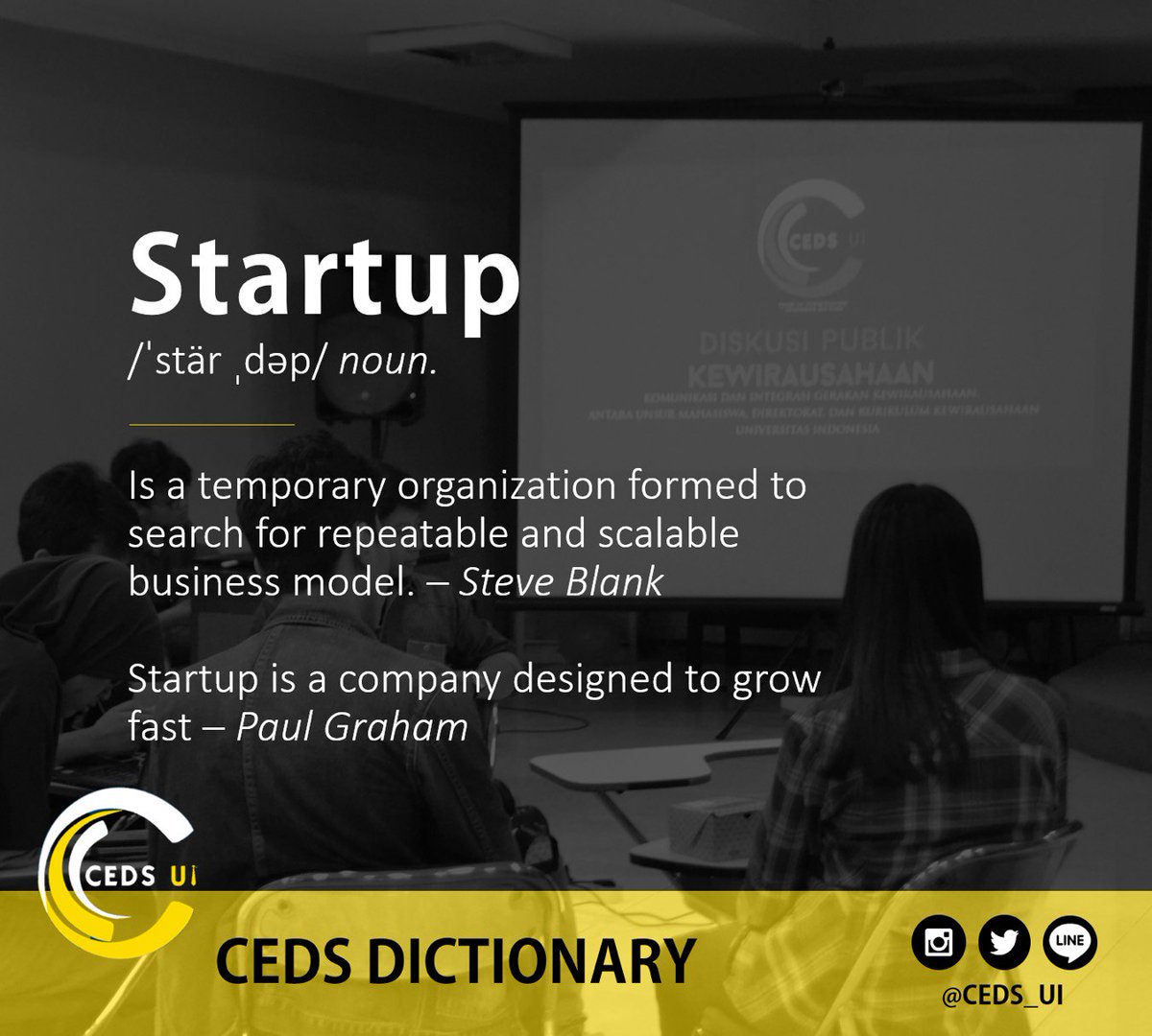 CEDS_UI's tweet image. [CEDS DICTIONARY]

Apa itu startup?