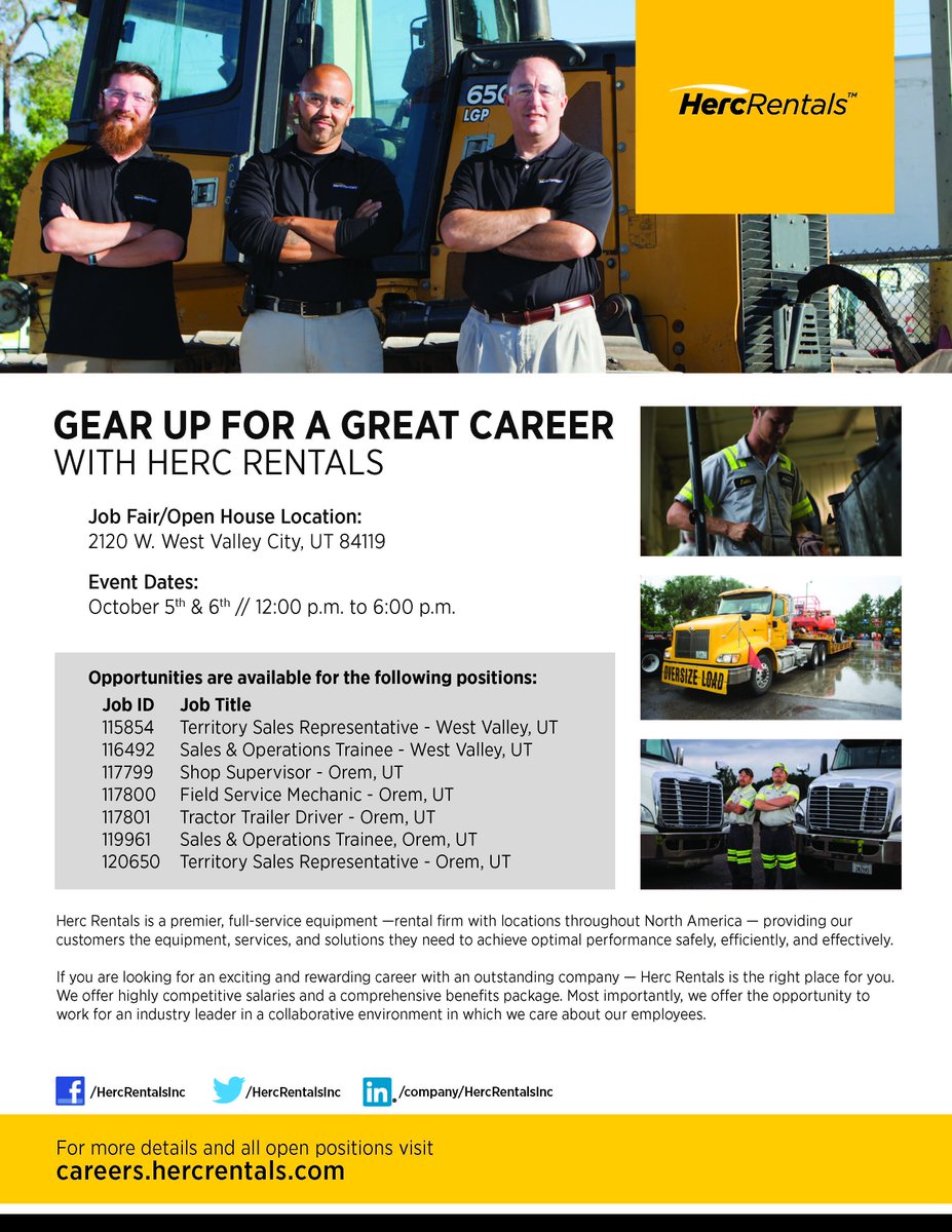 Herc Rentals (HercRentalsInc) Twitter