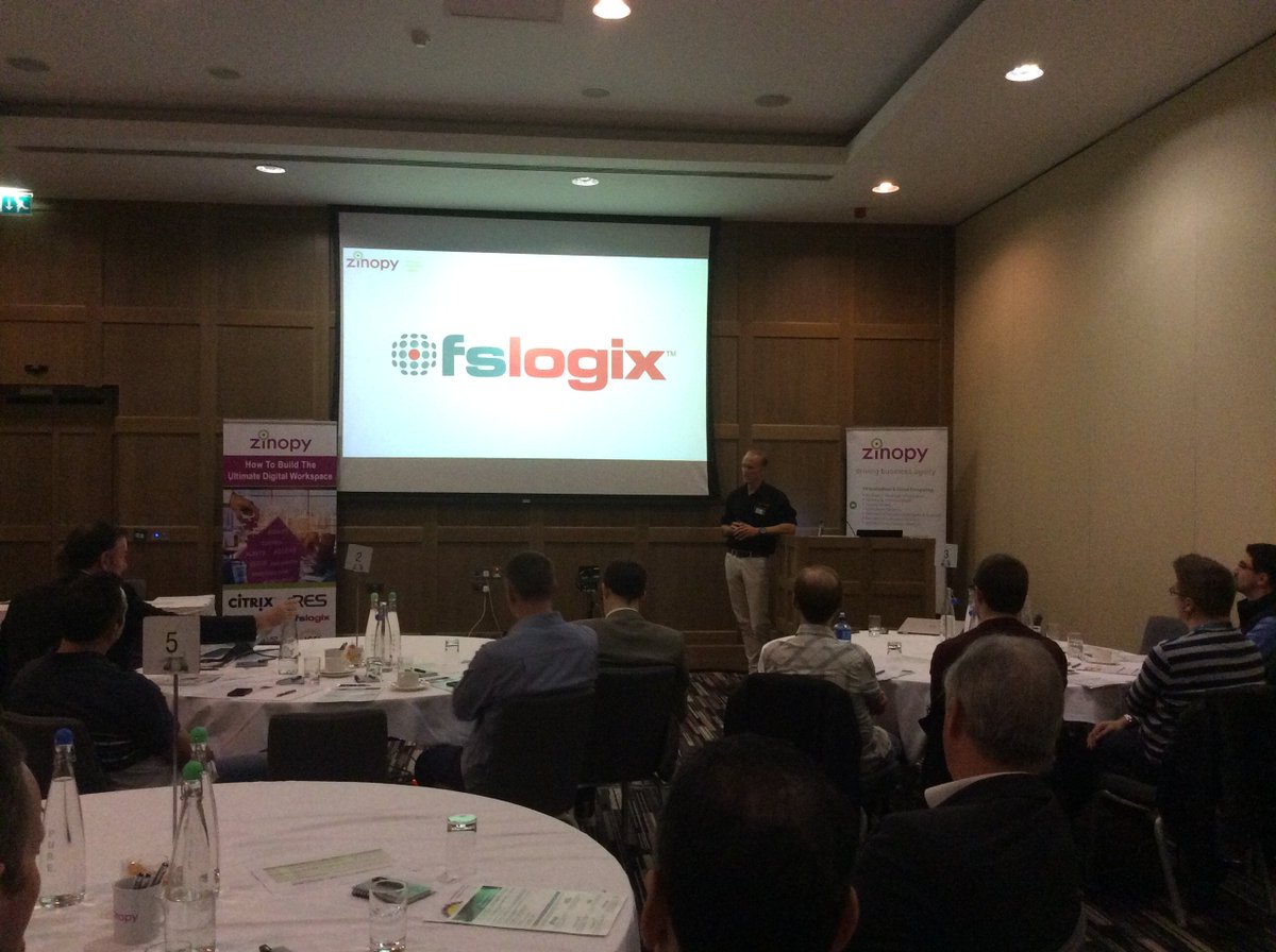 michelroth's tweet photo. Had a great time last week at the joint @fslogix and @ZinopyLtd #UltimateWorkspace event! Lots of customers to talk to! https://t.co/XYGOfAQdt7
