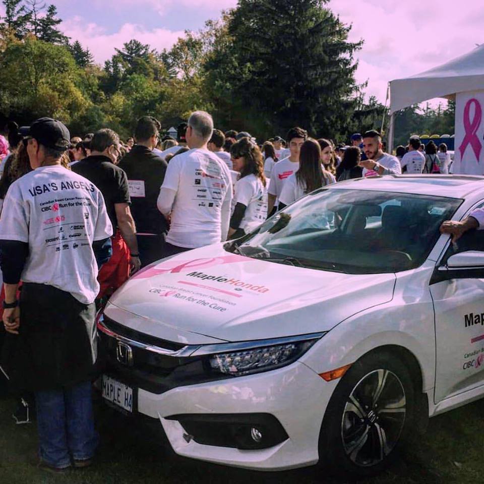 Maple_Honda's tweet photo. We're happy we were able to take part in the #CIBCRunfortheCure Thanks everyone who came out & supported #MapleHonda #BreastCancerAwareness https://t.co/RjVgJWbl63