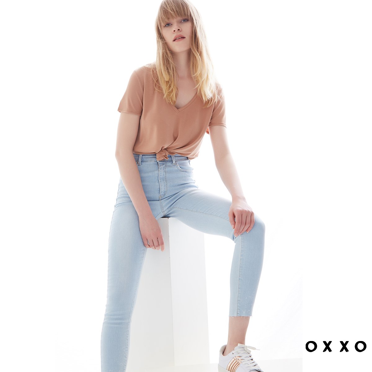 How about a casual outing with a baby blue Denim tonight? #OXXODenim