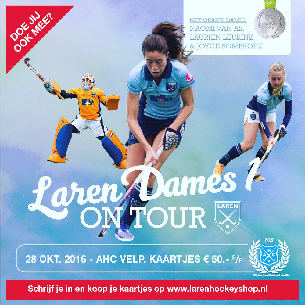 naomivanas's tweet photo. Laren Dames 1 komt naar A.H.C Velp! Schrijf je snel in en dan zien we je daar!! Meer info op https://t.co/T2UpT2U6ed https://t.co/fEkY38HXsm