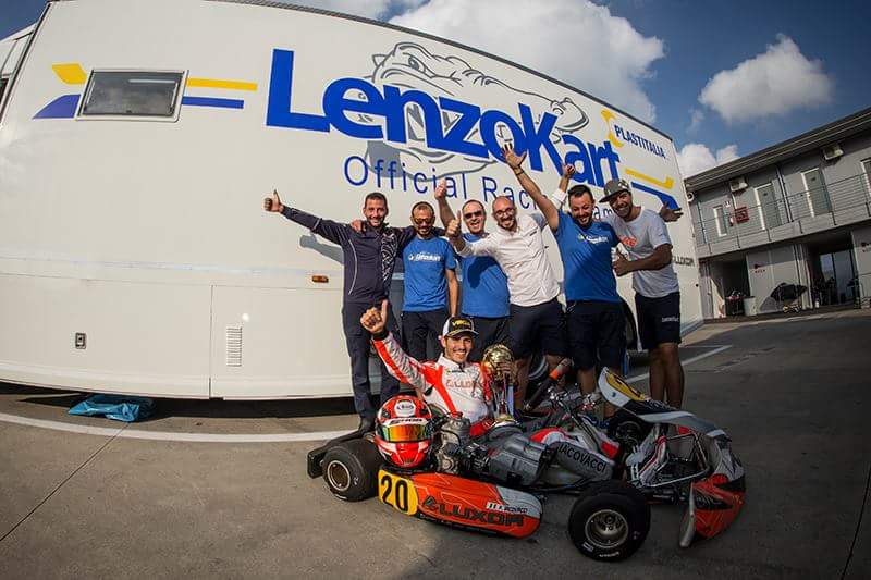 Lenzo_Kart's tweet photo. Sensational end of the season for Francesco Iacovacci! #adria #karting #WSK #gokart #goiaco #lenzokart https://t.co/OSzVVetTFF