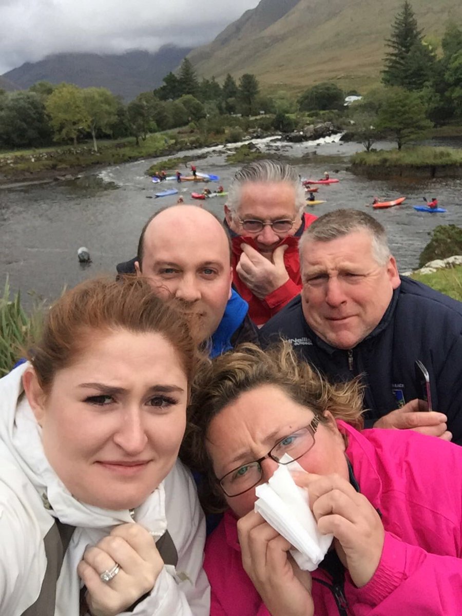 ColaisteIosaef's tweet photo. Some frozen teachers!! #delphi #adventure #anythingforourstudents https://t.co/DfCBJJcPbt