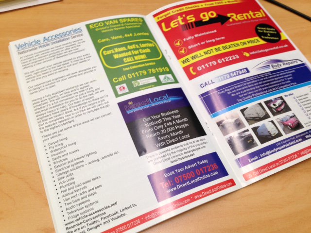 vehicleaccltd's tweet photo. Have you spotted us in the October issue of @directlocalmag ? #DirectLocal #Bristolmags https://t.co/MGP82853bU