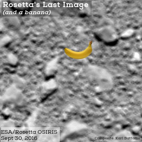 SungrazerComets's tweet photo. The verdict is in on the scale of the last image taken by @ESA #Rosetta before settling in its final resting place: https://t.co/ktms85oblt https://t.co/vHtCj3ItJs