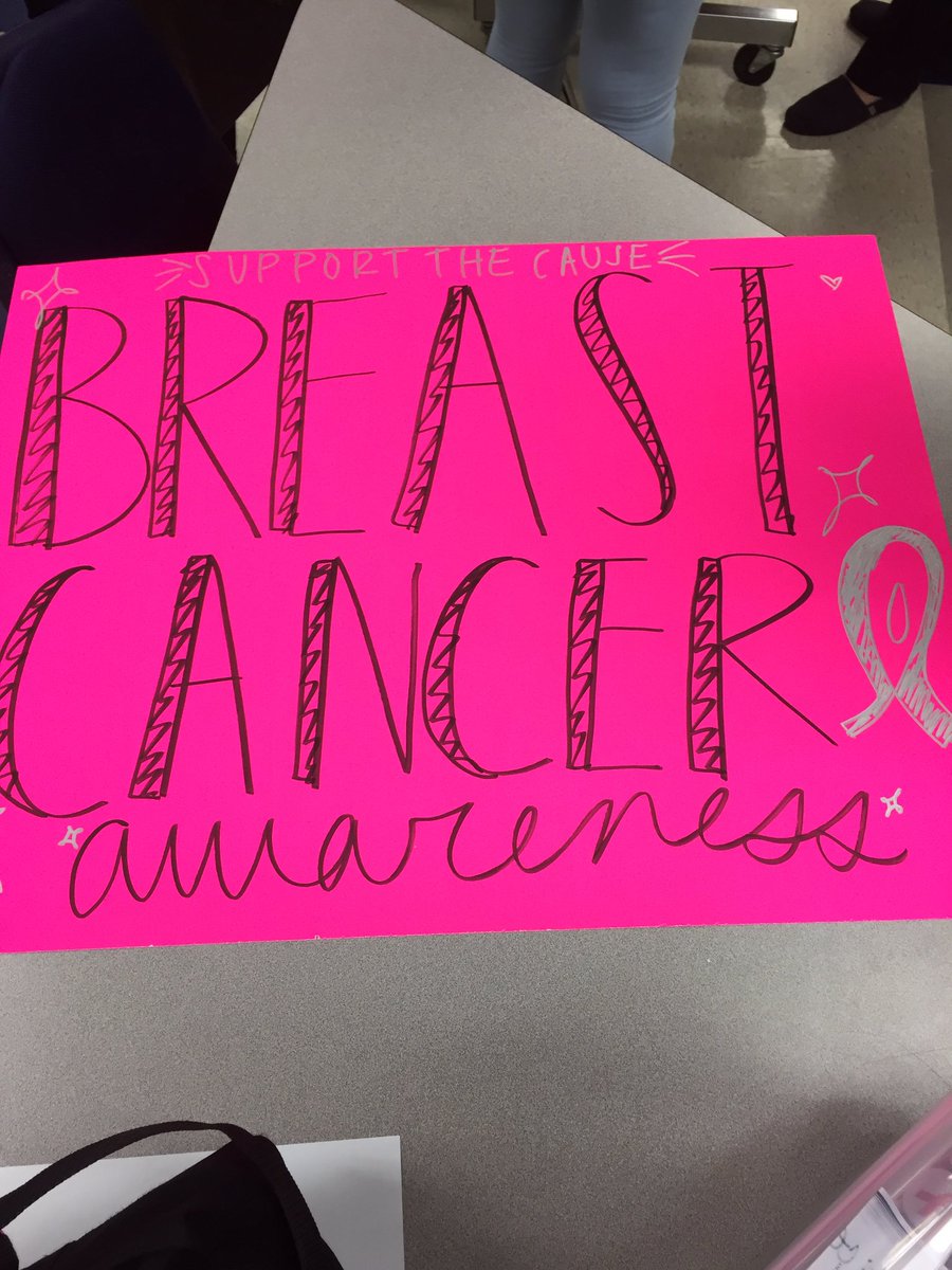 Hhs_HOSA_2016's tweet photo. Humble wildcats #supportthecause and buy breast cancer merch during ALL lunches @Hhs_HOSA_2016 https://t.co/dmXj42Xzzv
