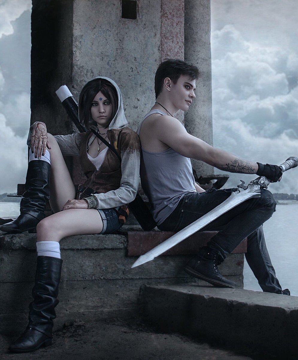hohoLisyan's tweet photo. Wow...the new photo Devil May Cry
Kat - by me
Dante - by Onframe 
#dante #devilmaycry #dmc #katdmc 
@DevilMayCry https://t.co/k2Ai1LOnZ8
