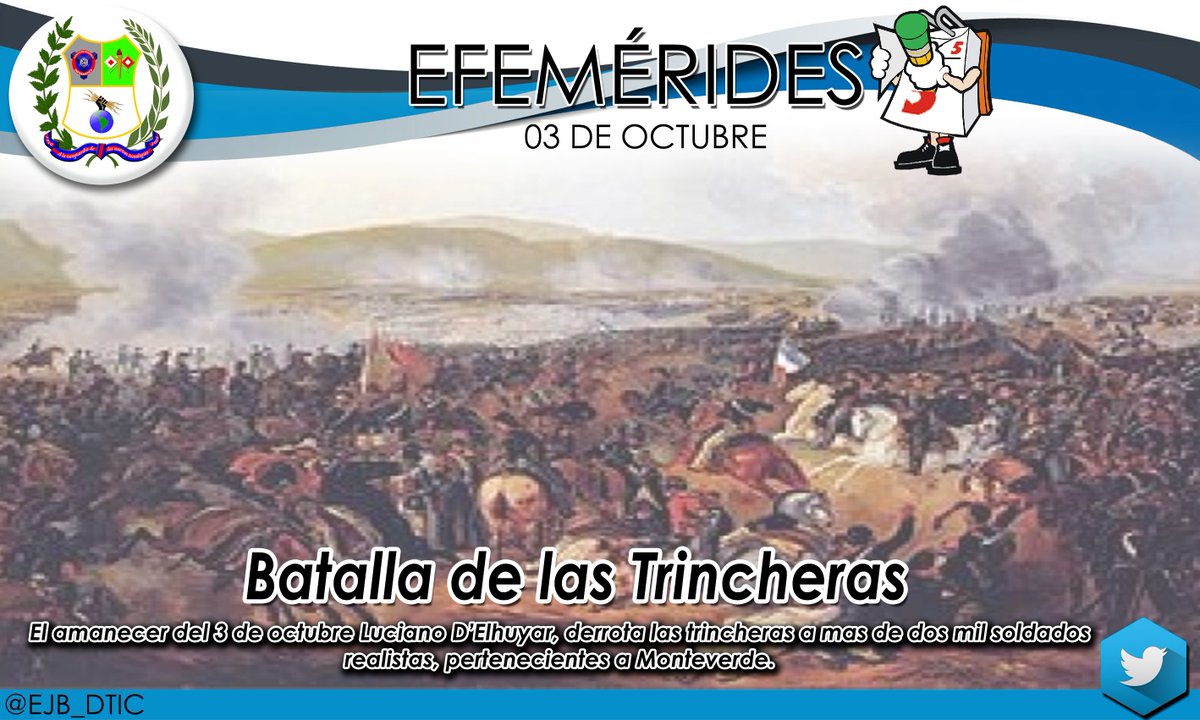 Hoy conmemoramos 200 años aniversario del histórico combate de Las Trincheras de Aguas Calientes <a href="/EjercitoFanb/">Ejército Bolivariano</a>