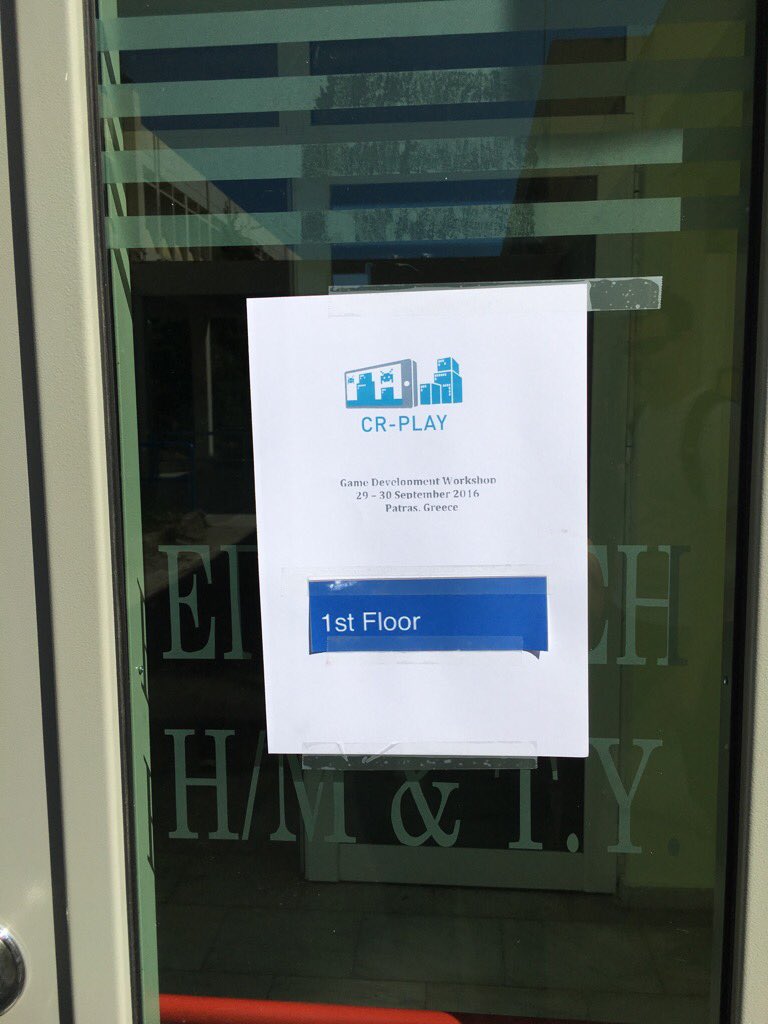CR_PLAY's tweet photo. At #Patras University continuing the workshop #CRPLAY https://t.co/iDLps8I8d8