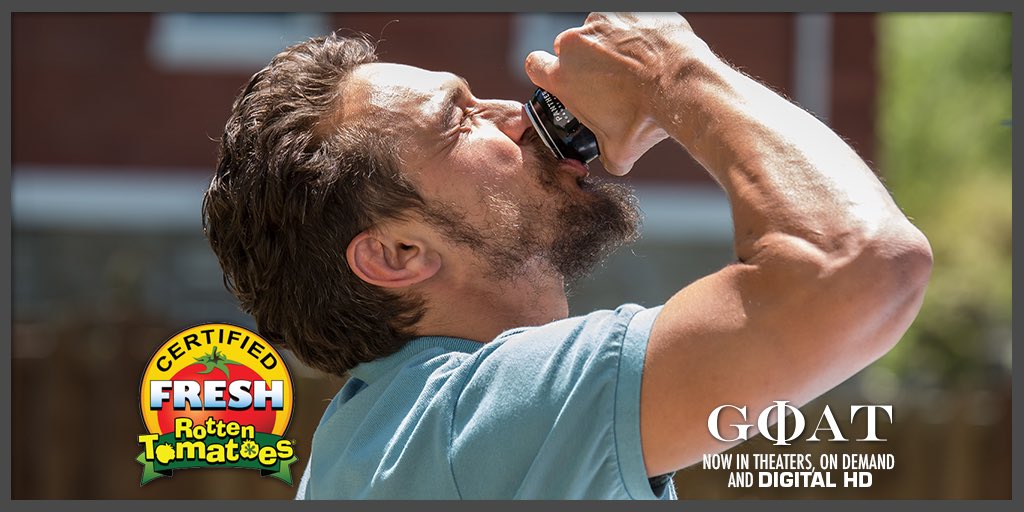 #GoatMovie is Now Available on <a href="/iTunes/">iTunes</a> ! We'll drink to that! j.mp/GetGoat