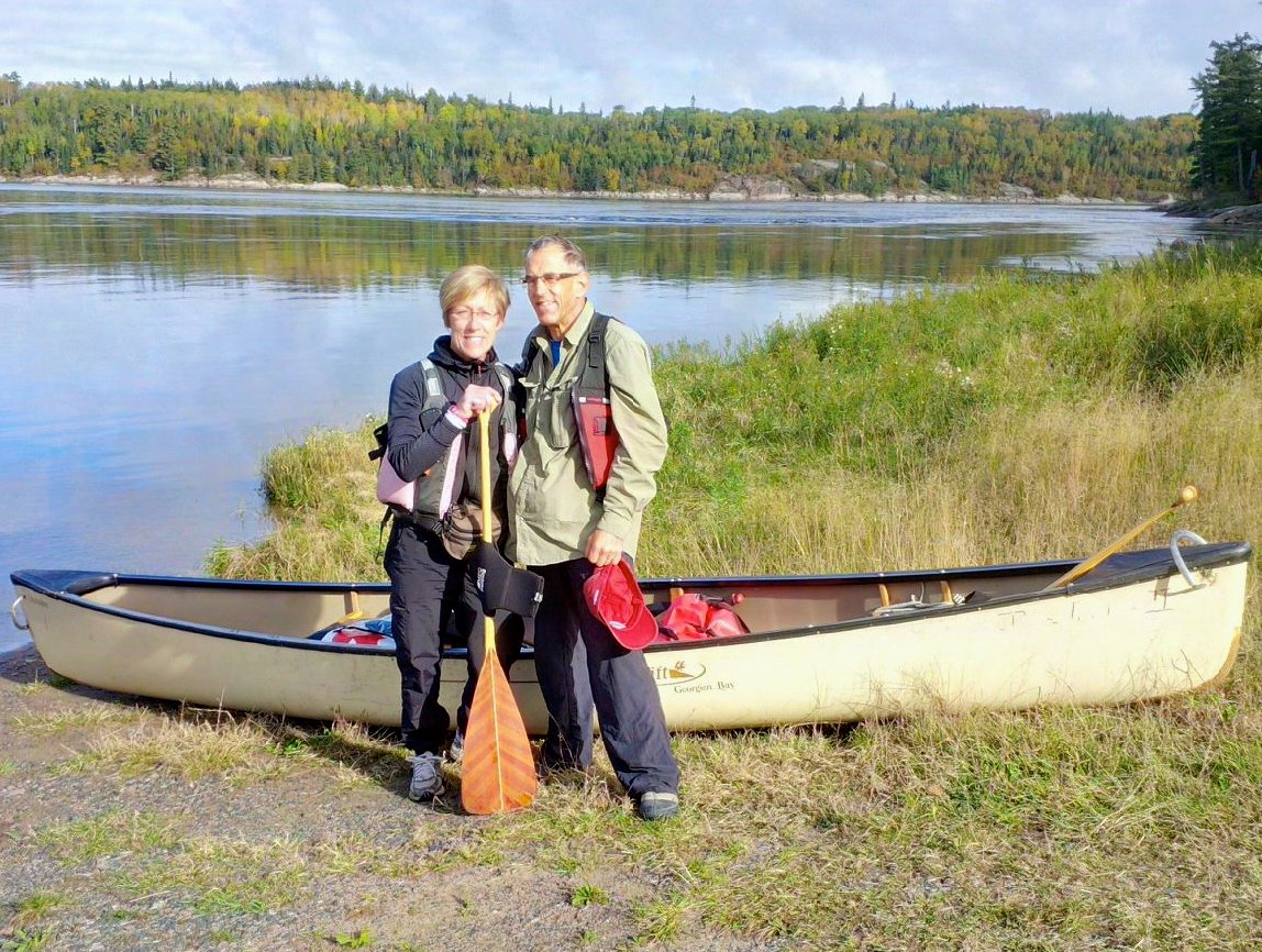 paddlepath's tweet photo. Kenora Trail Committee members Ralph and Jane Mathews out on the Winnipeg River scouting and developing campsites on the Iinoo Oowan Trail! https://t.co/12NaGm465Z