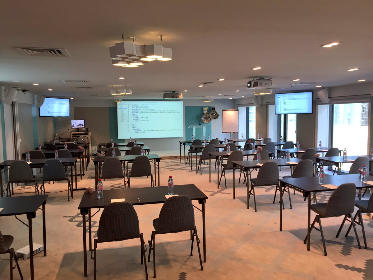 ibexa_co's tweet photo. Training room is ready. We are waiting for you guys :) #ezconf2016 #training #ezplatform #ezstudio https://t.co/oxjhUvYvgg