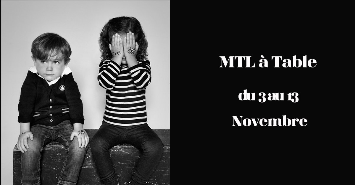 #Gastronomie à prix doux pendant l'événement @MTLaTABLE. 
#StelioSigne un menu table d'hôte à 41 $
Réservez. mmme.ca/soirees-mmme/_…