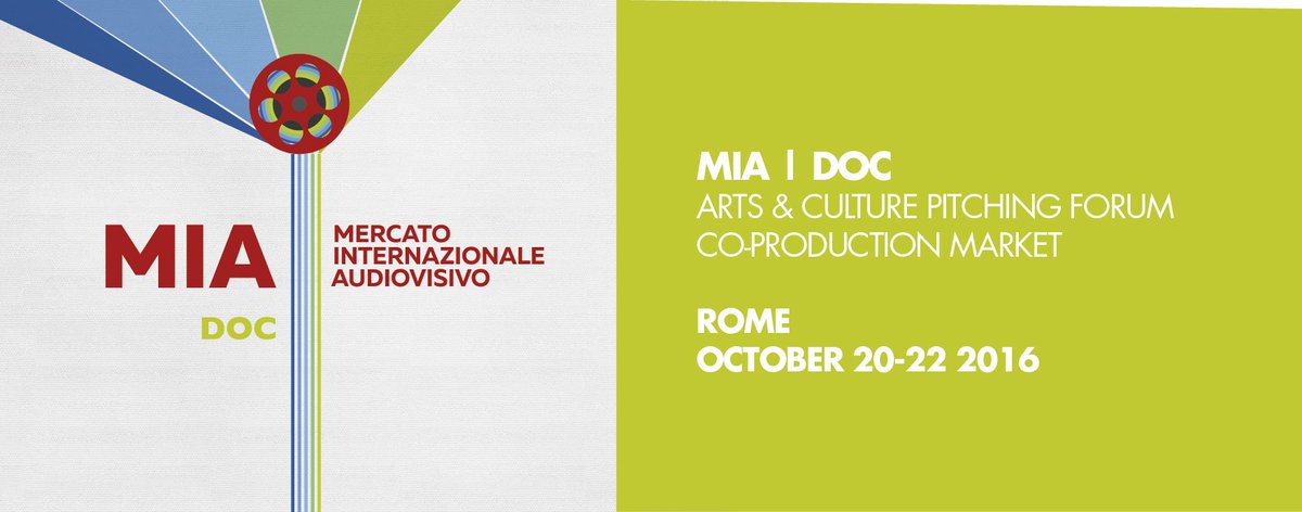 MIAmarket_Rome's tweet photo. Here’s the list of the projects selected for #MIADOC “Arts &amp; Culture” Pitching Forum: https://t.co/fyuXDrmqDE #MIA2016 https://t.co/dp5LOOJaSp