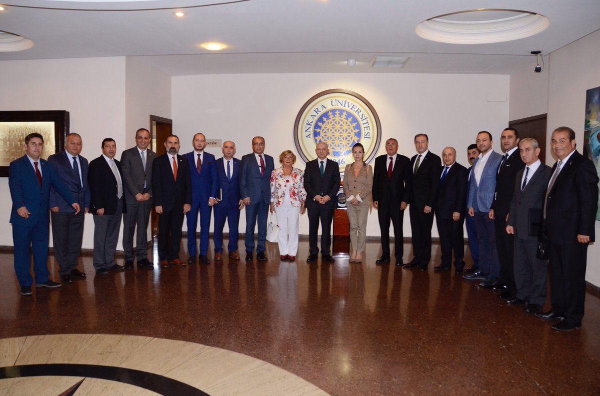 Ankaralı sanayici ve işadamları dernekleri ile sivil toplum kuruluşlarının temsilcileri Rektörümüz'ü ziyaret etti. <a href="/Velisaritoprak/">Veli Sarıtoprak</a>