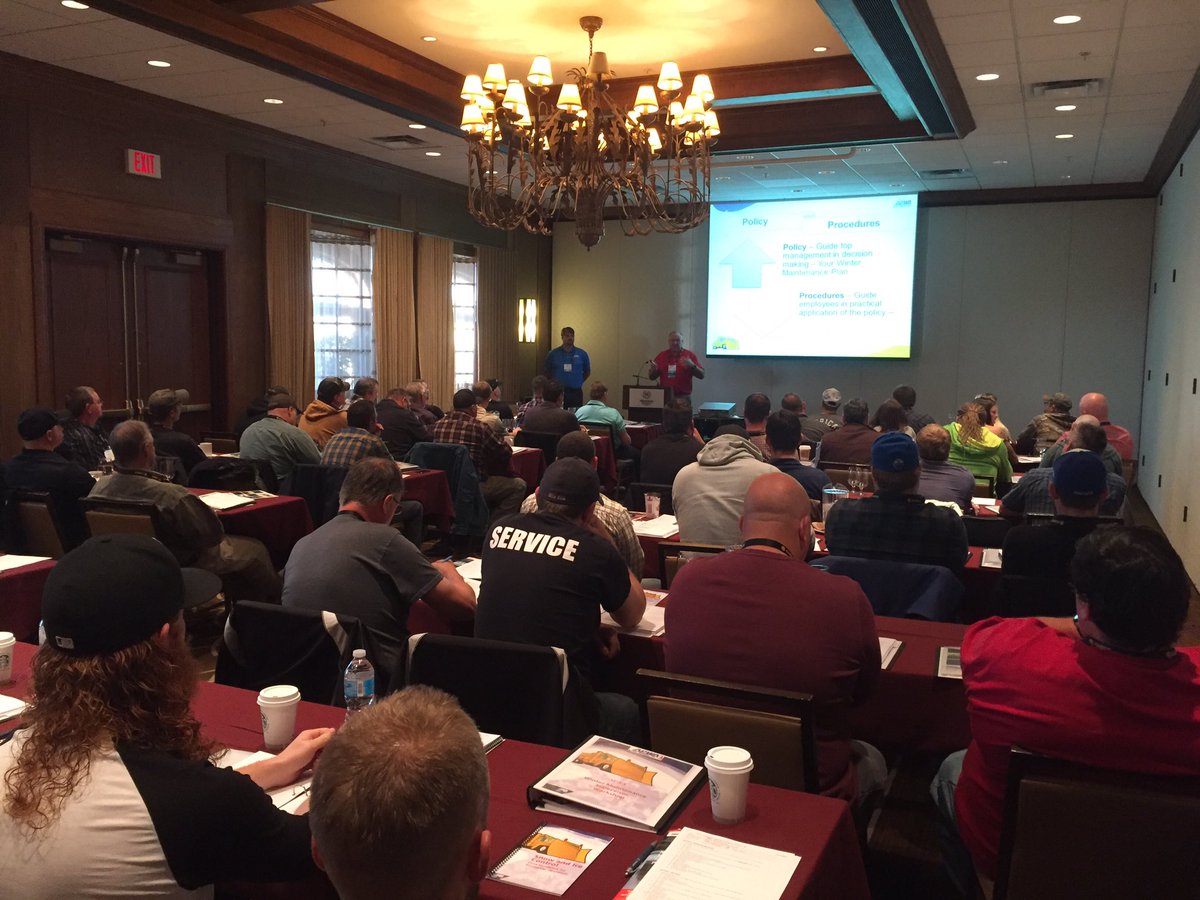 JonTarleton's tweet photo. @APWAupdates 50+ folks for winter maintenance supervisor class in Red Deer Canada . @APWATWEETS https://t.co/dfFD5jJyAI