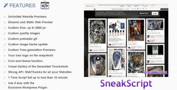 ScriptNet_IT's tweet image. Create your own #web #Thumbnail #platform for all your projects: sneak.scriptnet.net #SneakScript powered by #ScriptNet Solutions