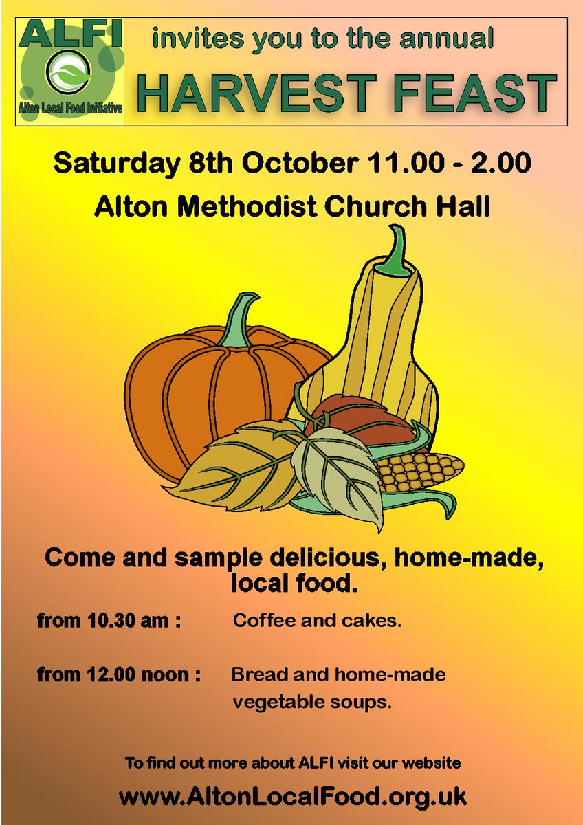 alton_council's tweet image. Don't miss the harvest feast this Saturday