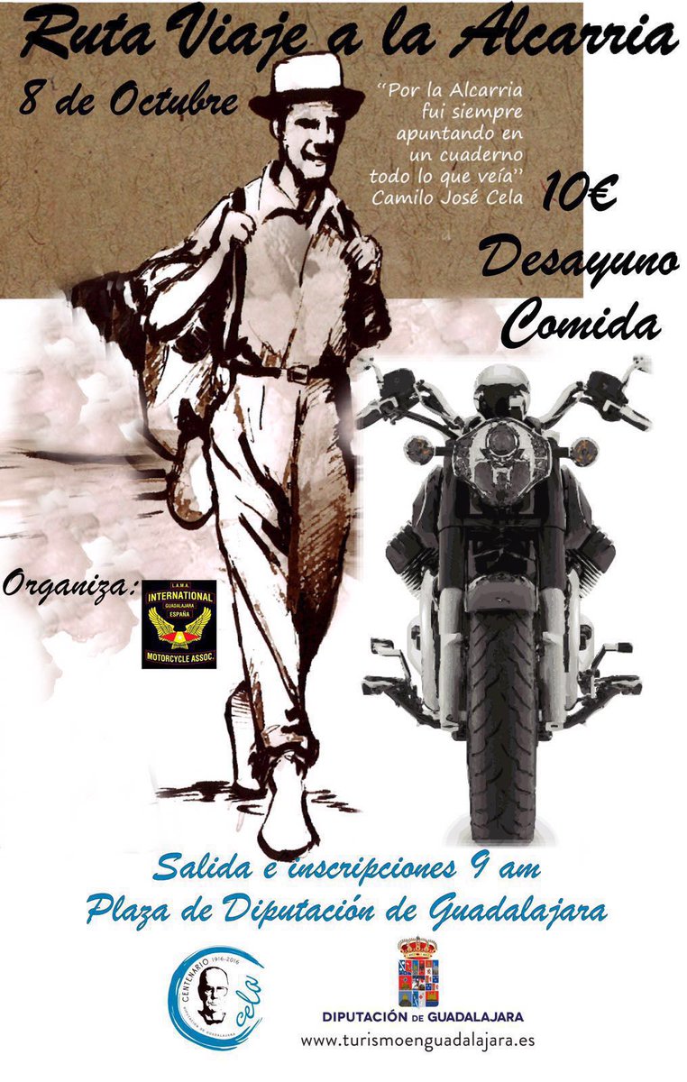 jmlatre's tweet photo. Andando, en coche y ahora... en moto 🚴 La ruta del #ViajeaLaAlcarria ofrece múltiples posibilidades, no hay excusa para recorrerla 👍 https://t.co/qY3siRg3OK