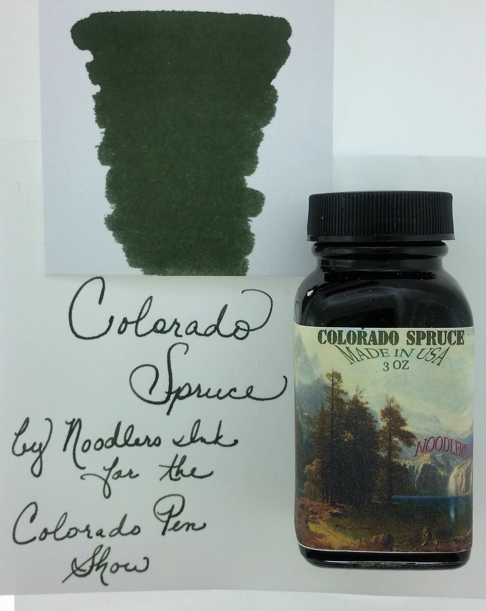 LuxuryBrandsUSA's tweet photo. #copenshow2016 the exclusive ink Colorado Spruce will be avaliable through our dealers at the show. Stop by and try our ink table! https://t.co/86nhJUZGp1